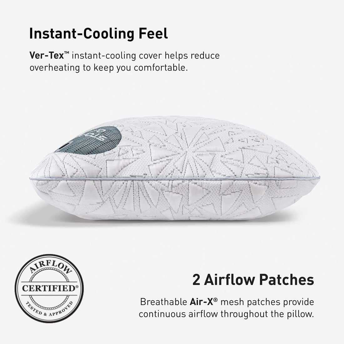 Bedgear Storm Performance Cooling Pillow – Medium
