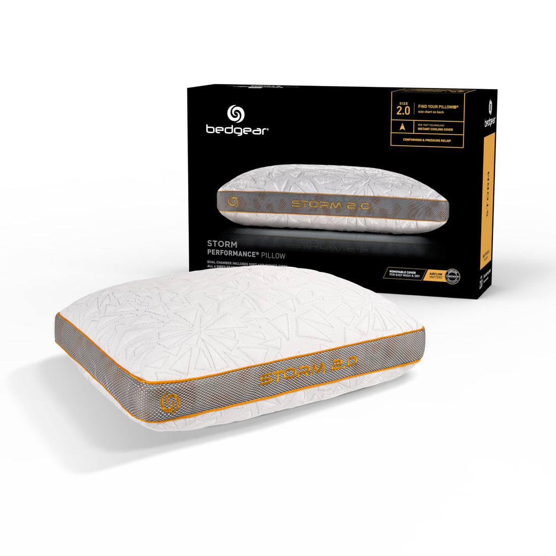 Bedgear Storm Performance Cooling Pillow – Medium