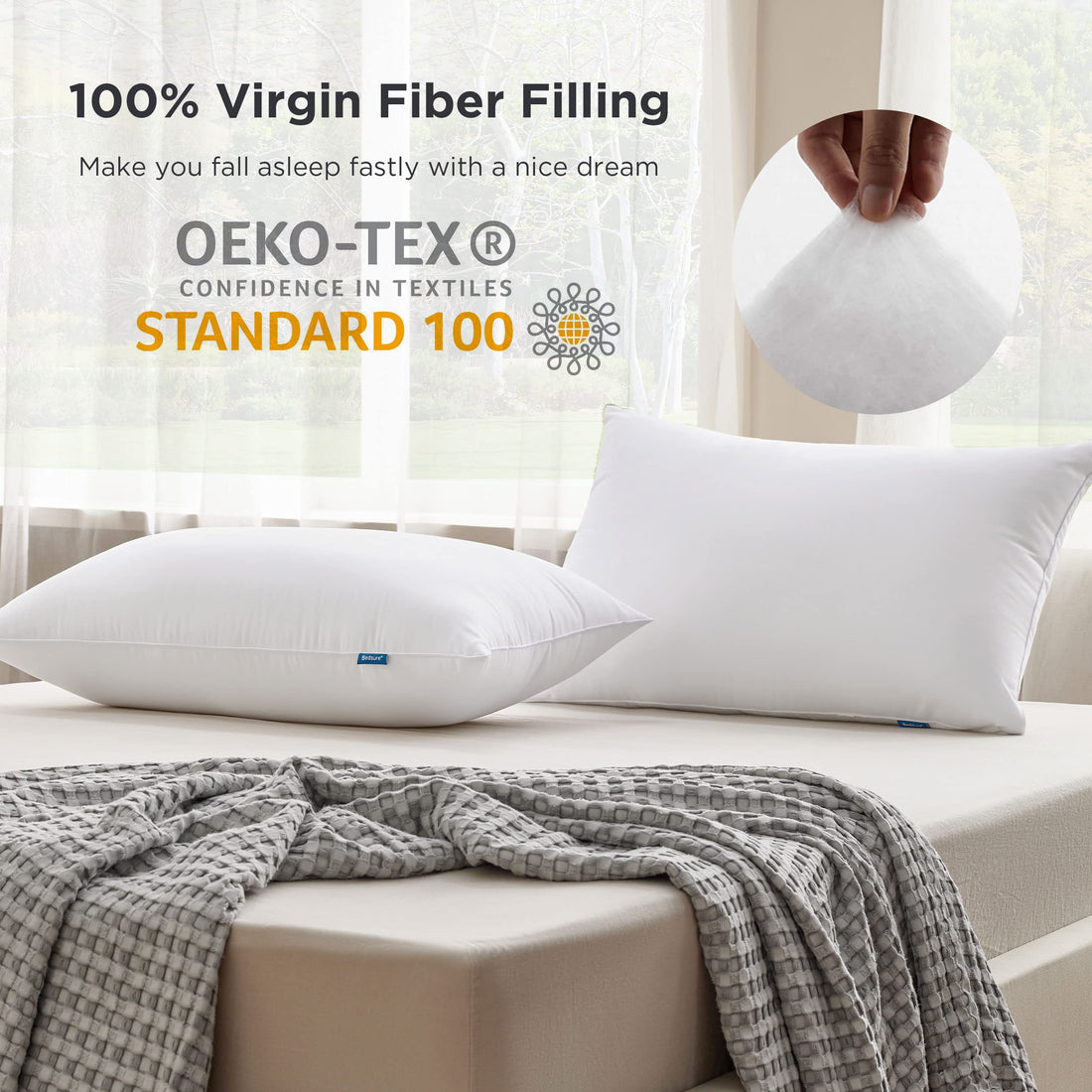 Bedsure Queen Bed Pillows – Set of 2