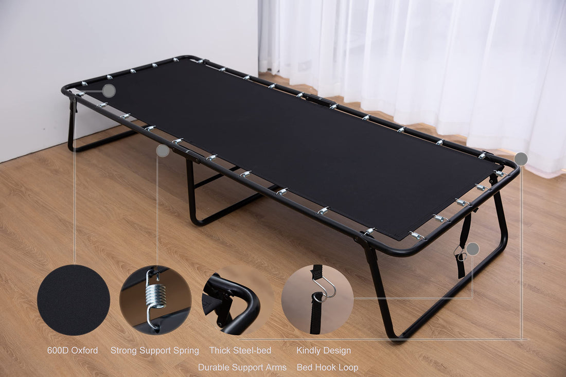 LEISUIT Foldaway Guest Bed with Memory Foam