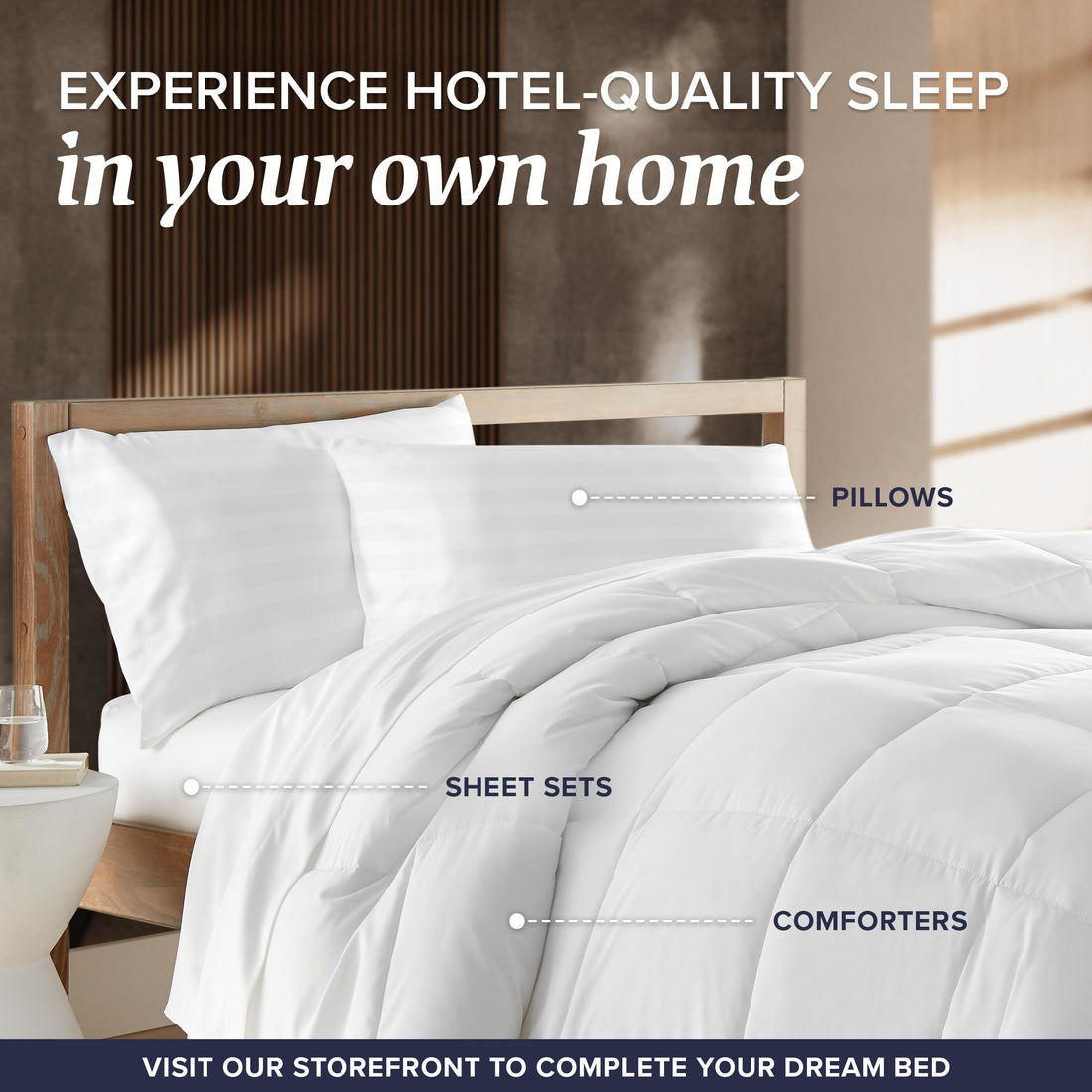 Beckham Hotel Collection King Pillows – Set of 2