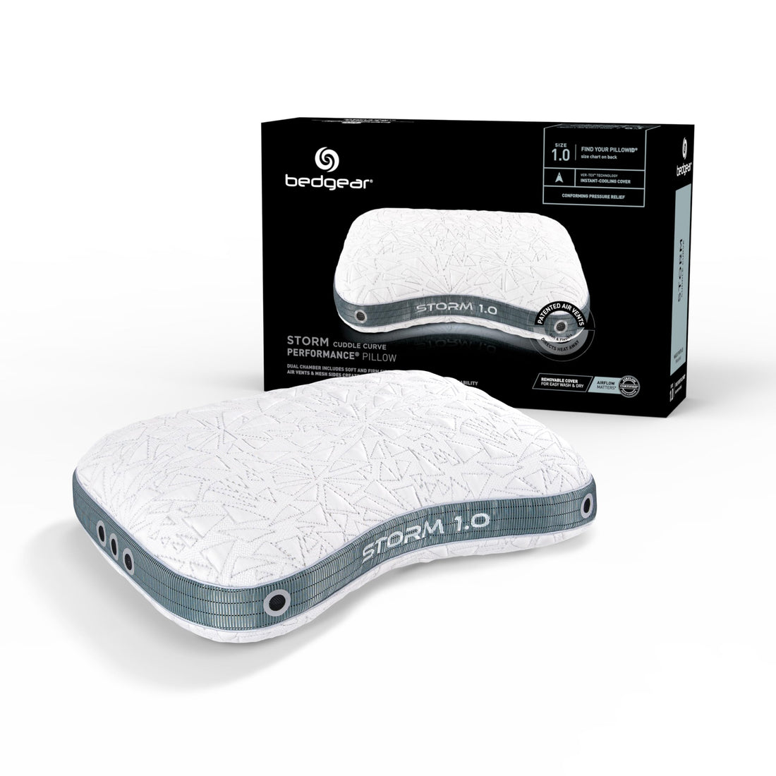 Bedgear Storm Performance Cooling Pillow – Medium
