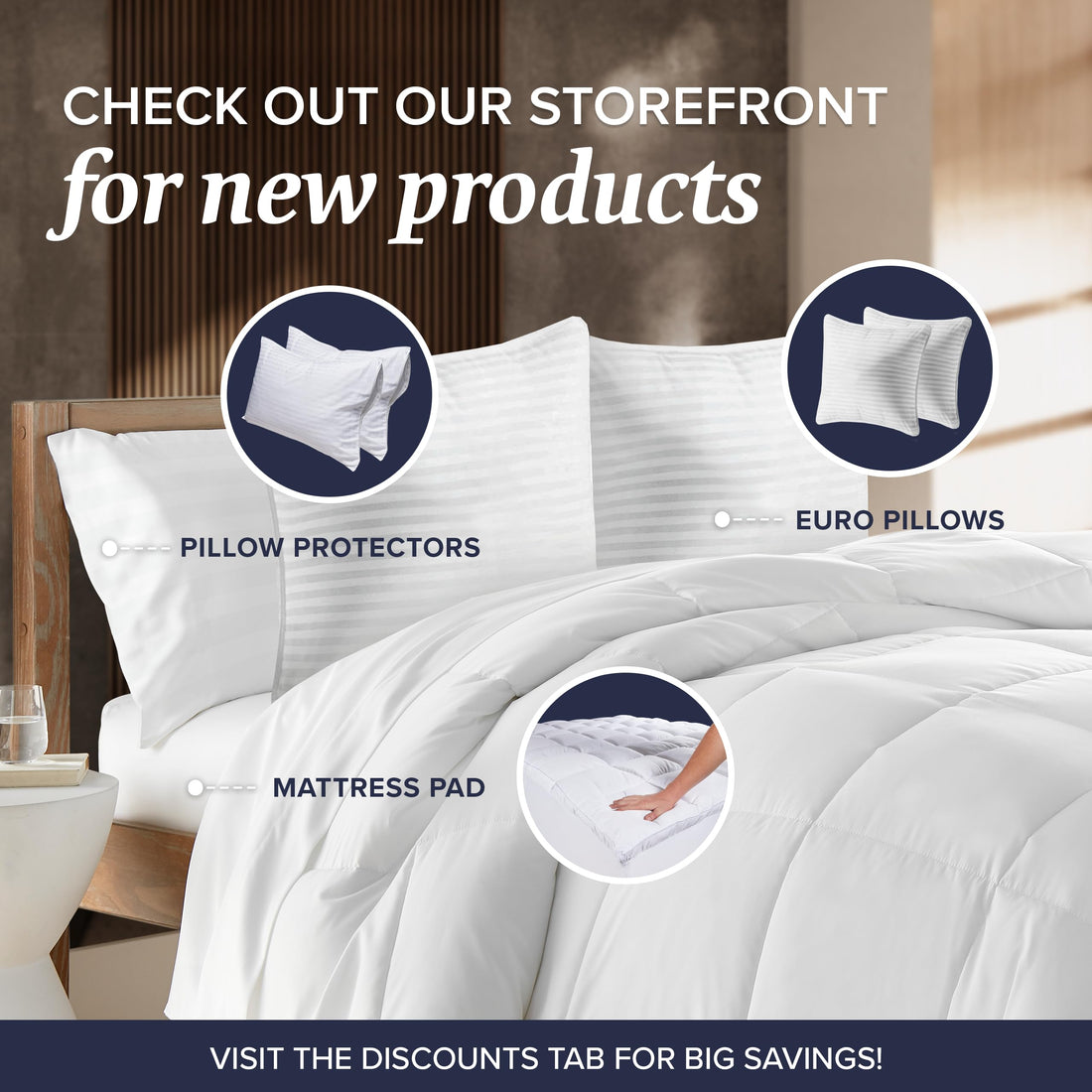 Beckham Hotel Collection King Pillows – Set of 2