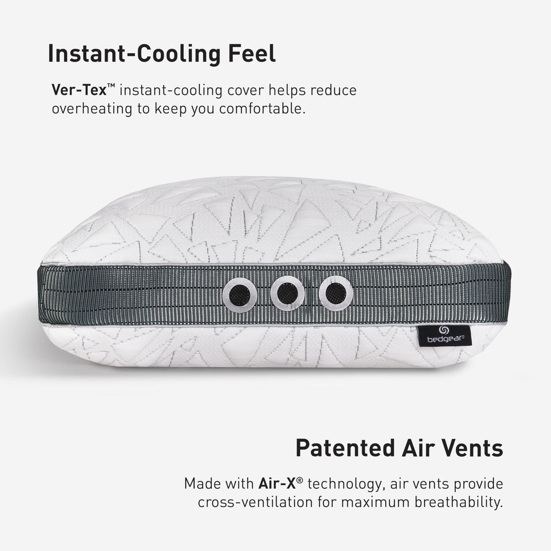 Bedgear Storm Performance Cooling Pillow – Medium
